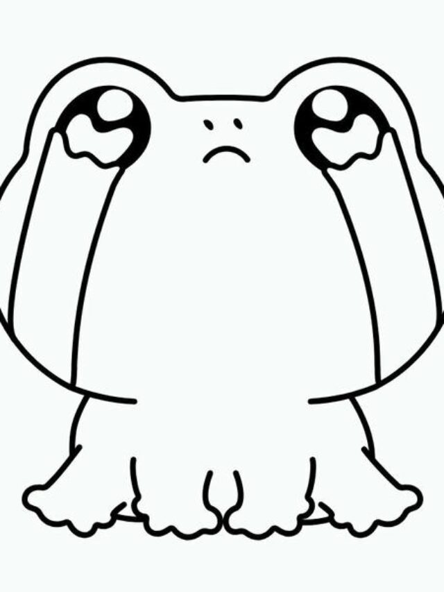 tranh tô màu con ếch 18