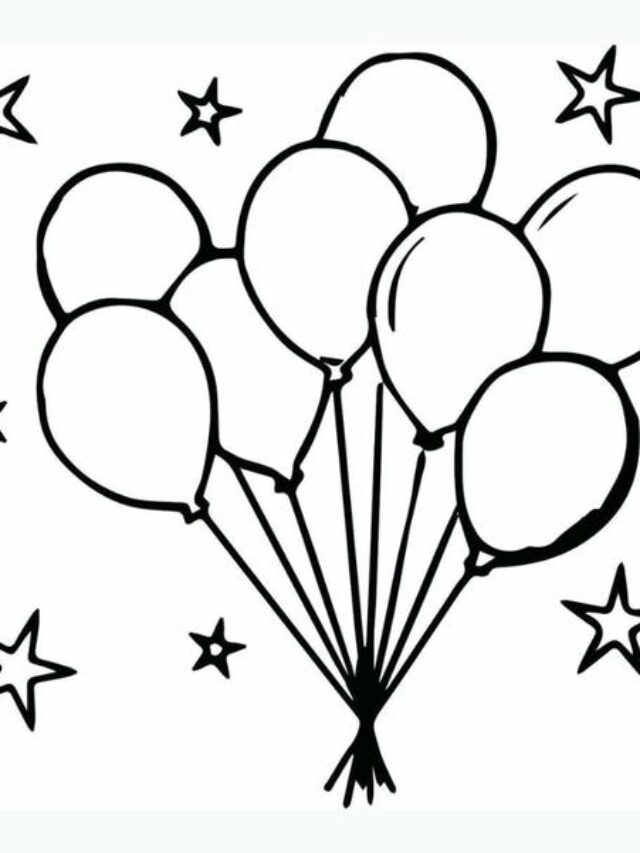 tranh tô màu quả bóng 11