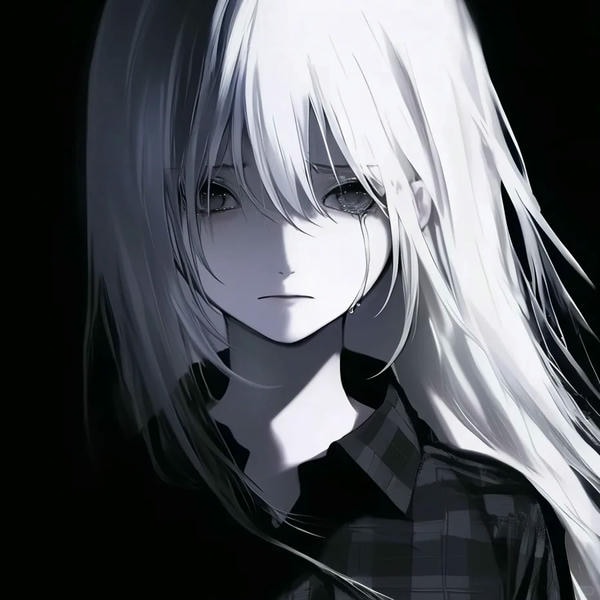 hình ảnh anime buồn nữ khóc