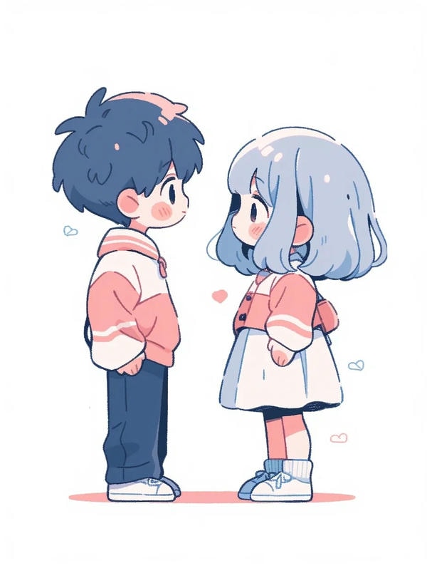 hình ảnh anime cặp đôi cute 26