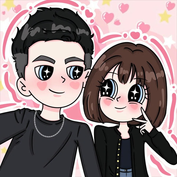 hình ảnh anime cặp đôi cute 35