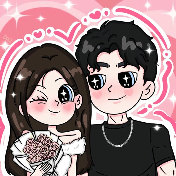 hình ảnh anime cặp đôi cute 36