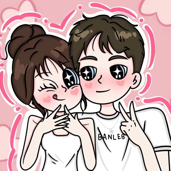 hình ảnh anime cặp đôi cute 38