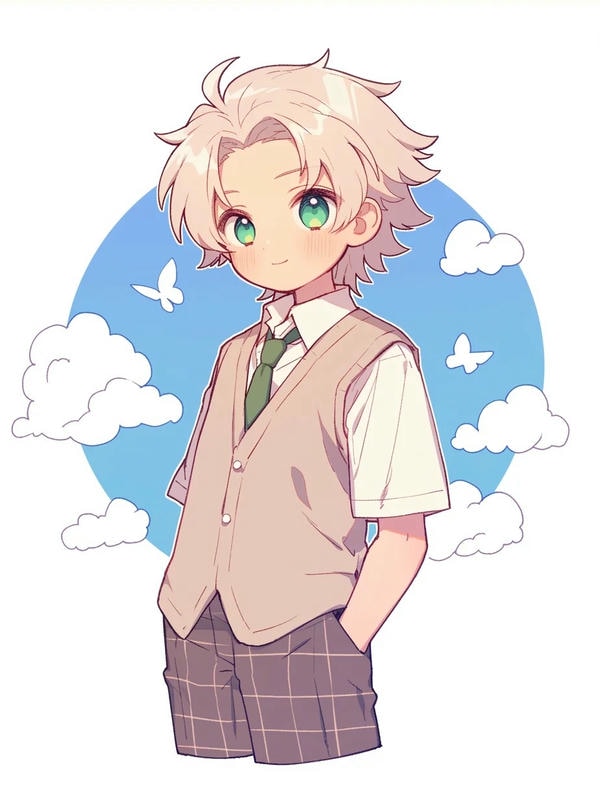 hình ảnh anime cute nam 25