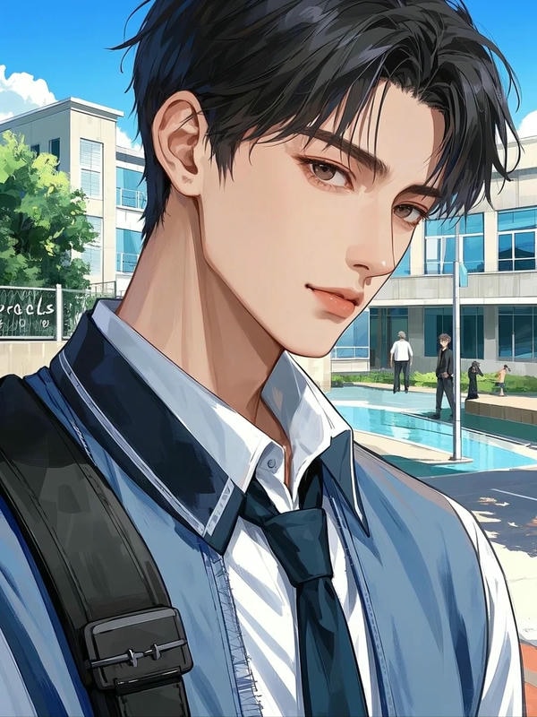 hình ảnh anime học sinh nam 1