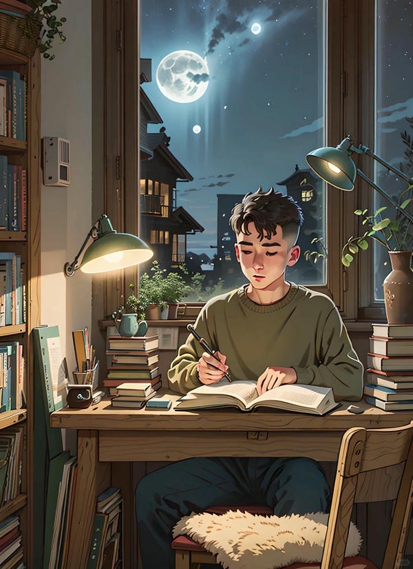 hình ảnh anime học sinh nam 13