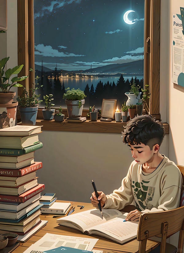 hình ảnh anime học sinh nam 14