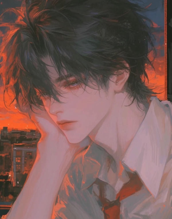 hình ảnh anime học sinh nam 18