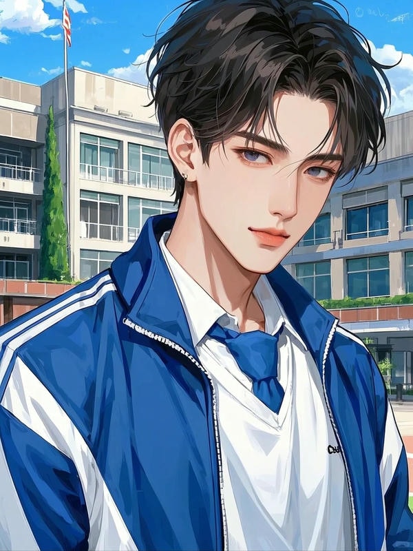 hình ảnh anime học sinh nam 2