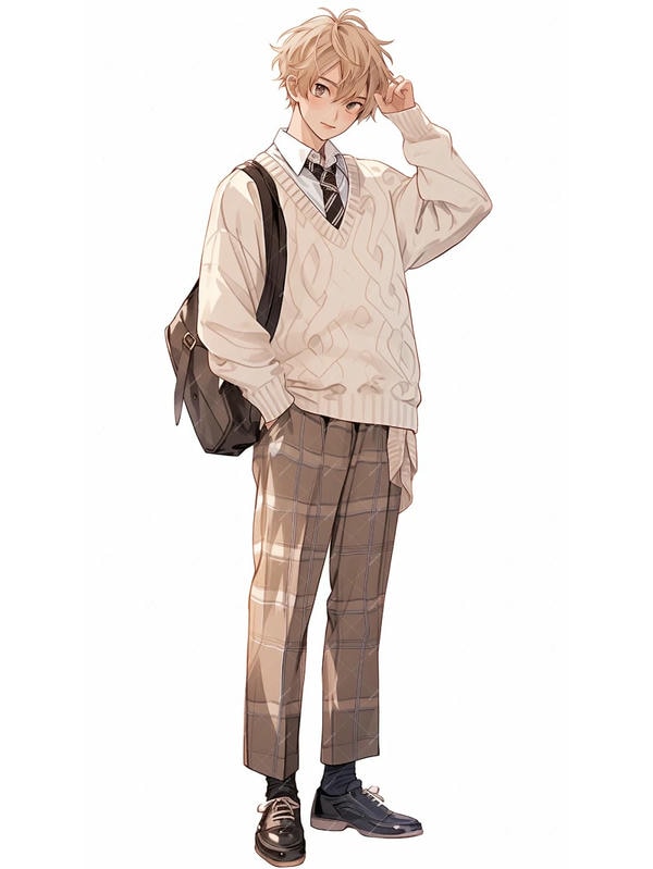 hình ảnh anime học sinh nam 20