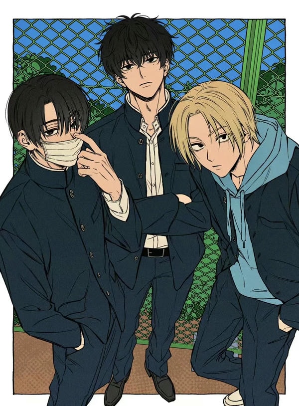 hình ảnh anime học sinh nam 30