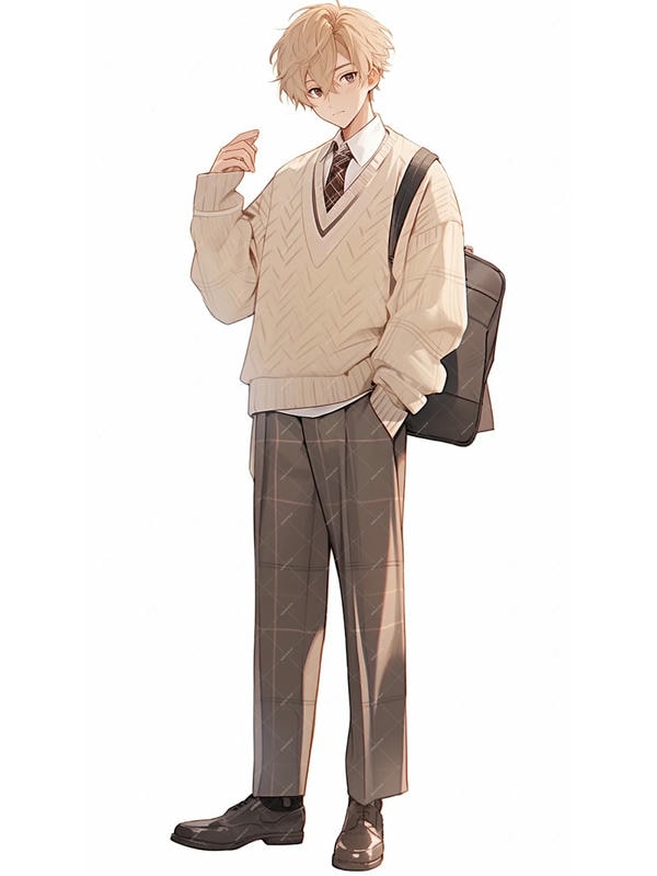 hình ảnh anime học sinh nam 36