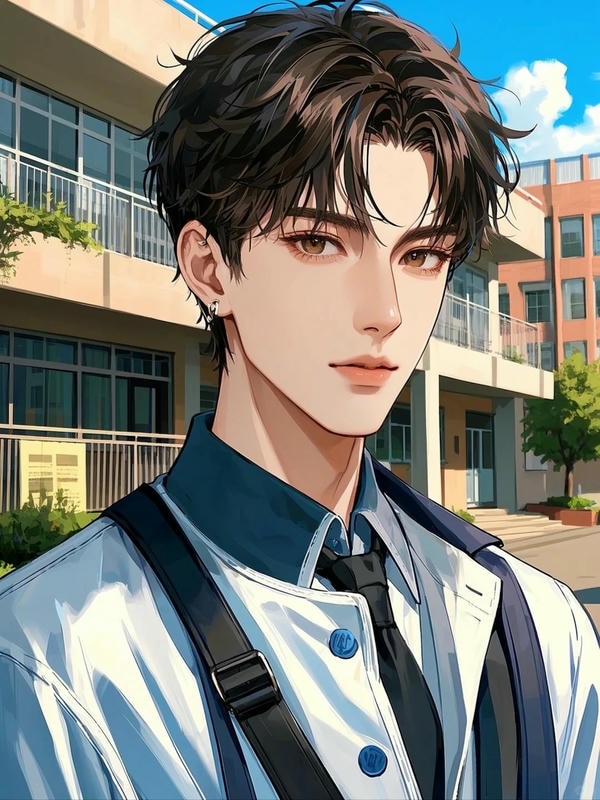 hình ảnh anime học sinh nam 5