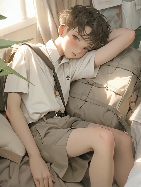 hình ảnh anime học sinh nam 9