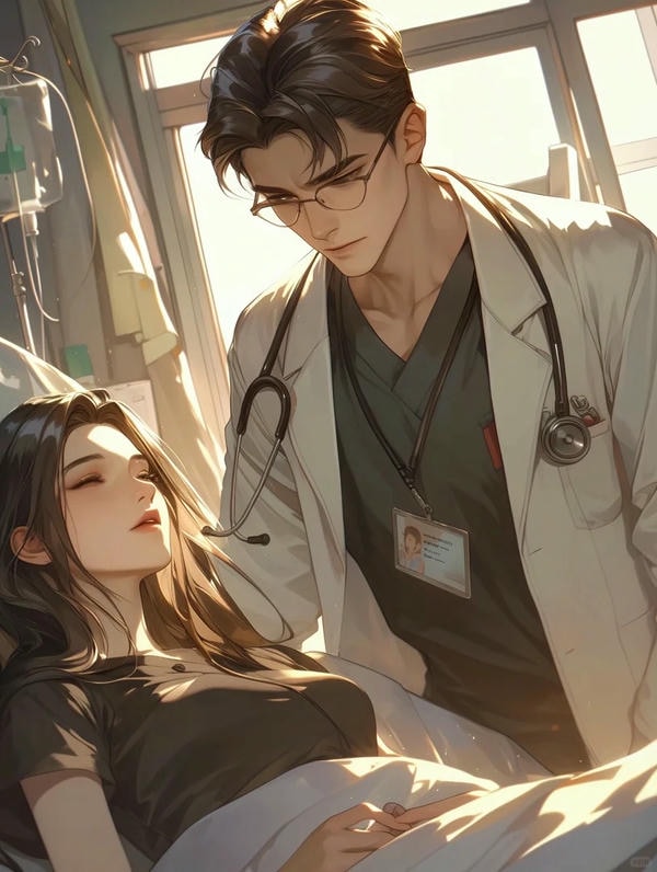 hình ảnh bác sĩ khám bệnh hoạt hình