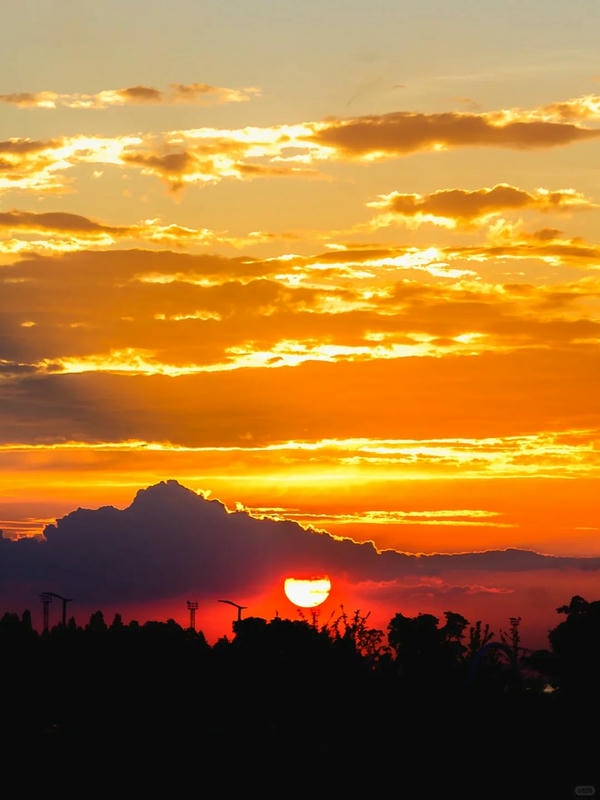 hình ảnh bầu trời hoàng hôn