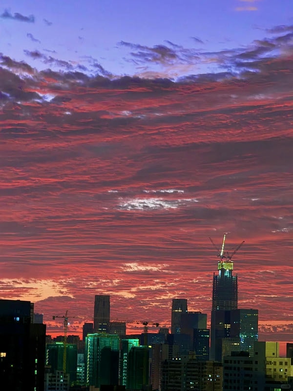 hình ảnh bầu trời hoàng hôn