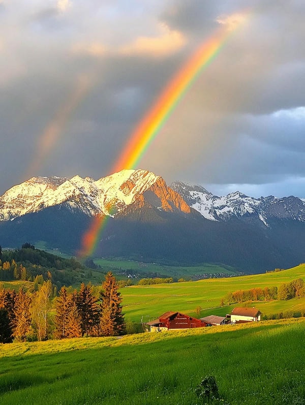 hình ảnh bảy sắc cầu vồng