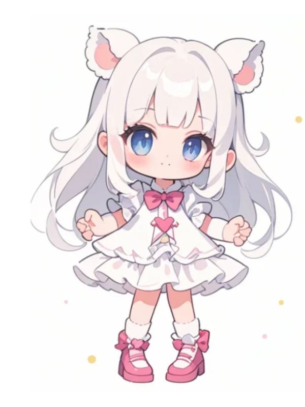 hình ảnh chibi nữ cute đơn giản 1