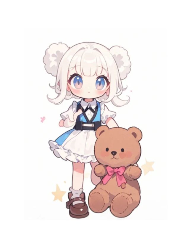 hình ảnh chibi nữ cute đơn giản 11