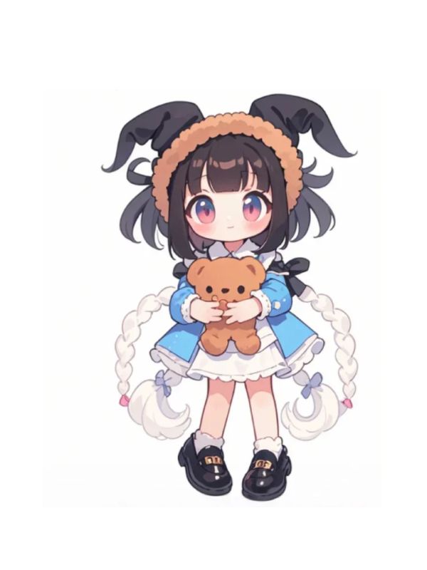 hình ảnh chibi nữ cute đơn giản 12