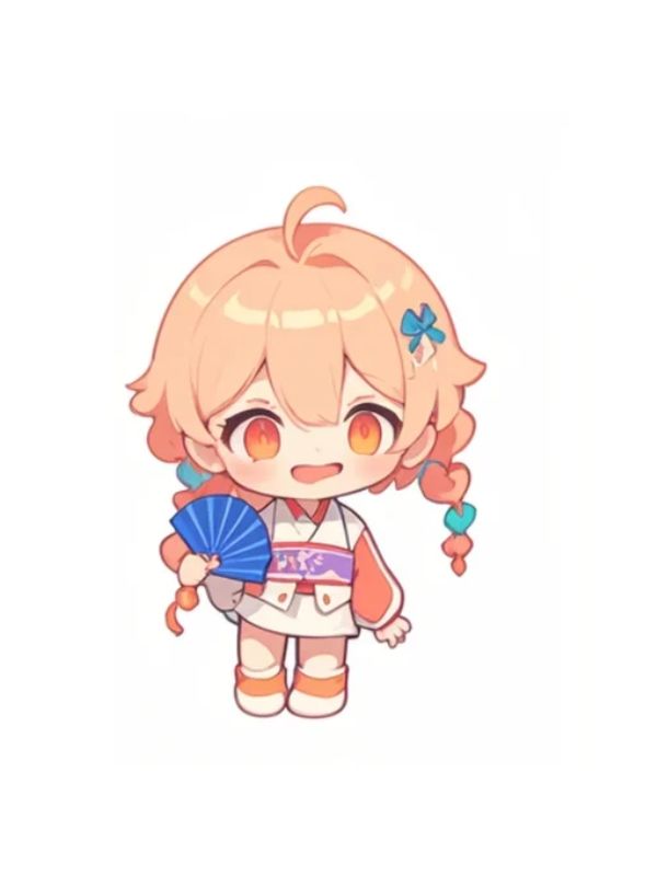 hình ảnh chibi nữ cute đơn giản 14