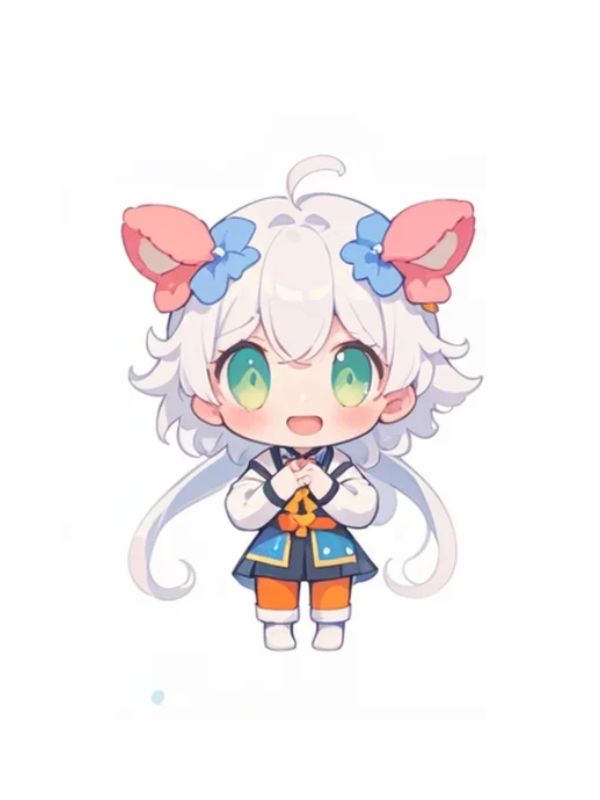 hình ảnh chibi nữ cute đơn giản 22