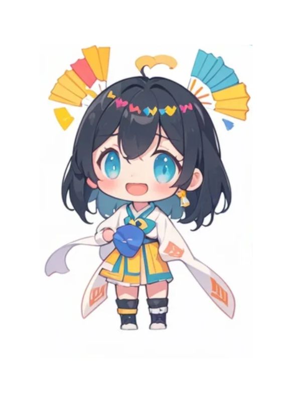 hình ảnh chibi nữ cute đơn giản 25