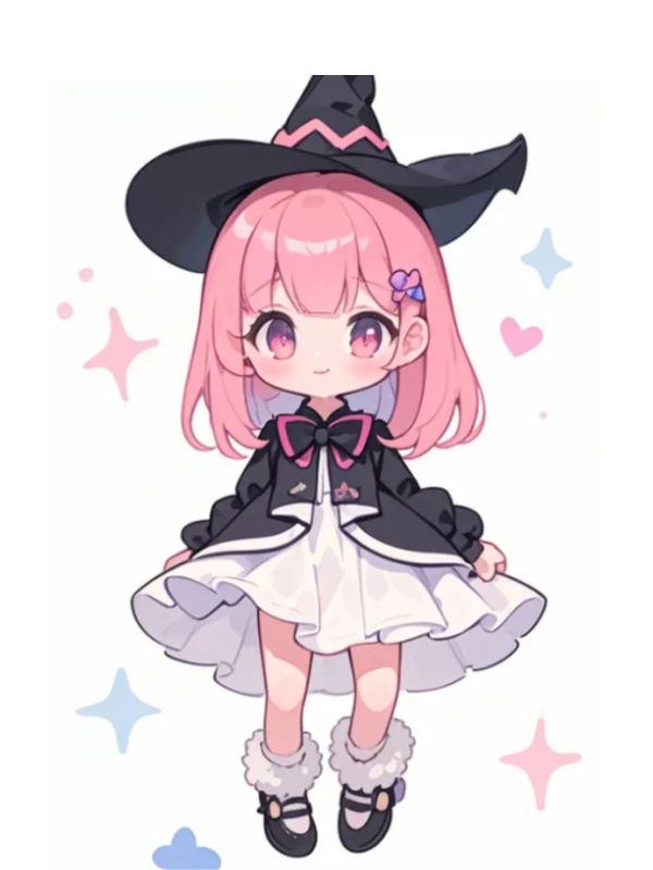 hình ảnh chibi nữ cute đơn giản 5