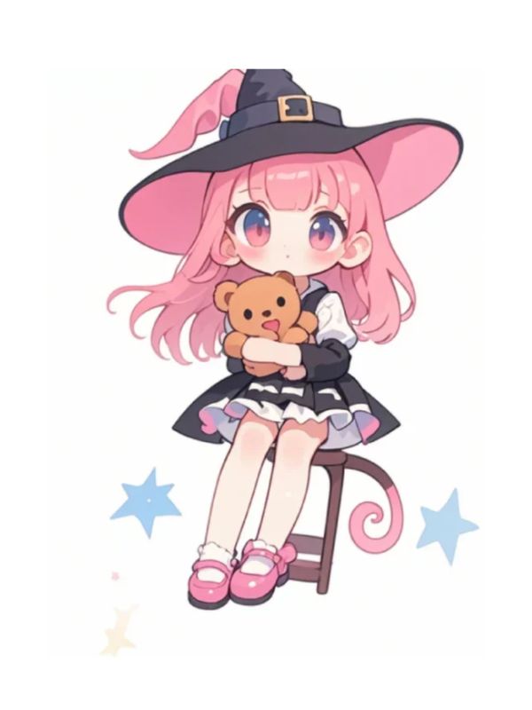 hình ảnh chibi nữ cute đơn giản 9