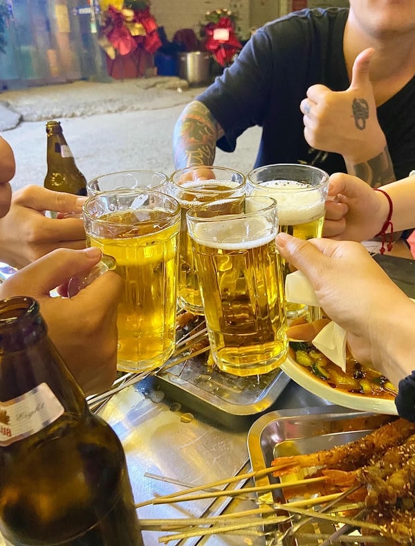 hình ảnh nhậu bia
