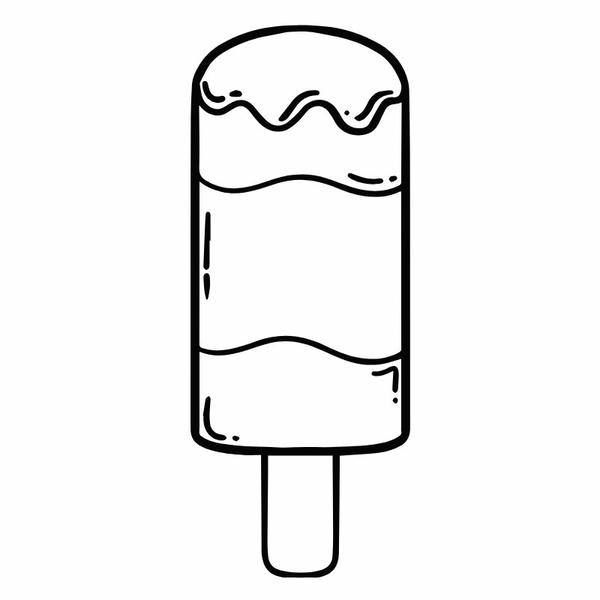 hình que kem tô màu