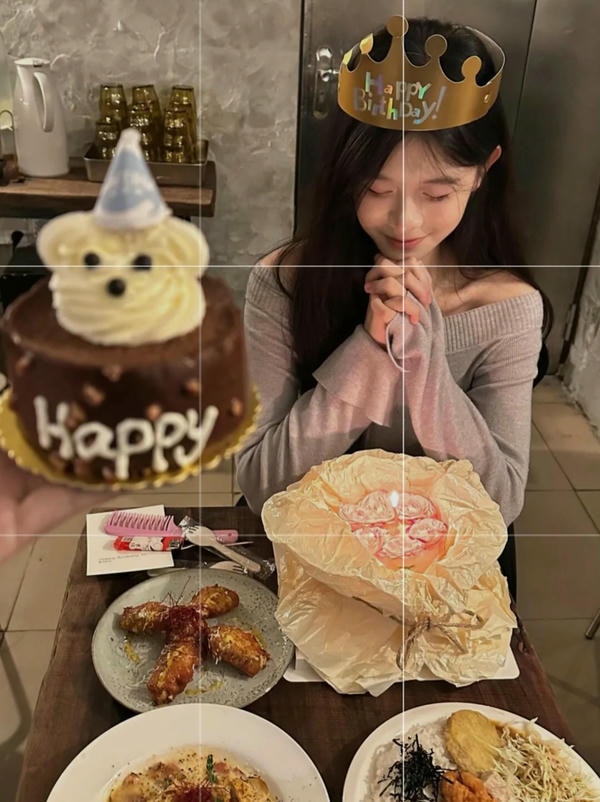 tạo dáng chụp ảnh sinh nhật