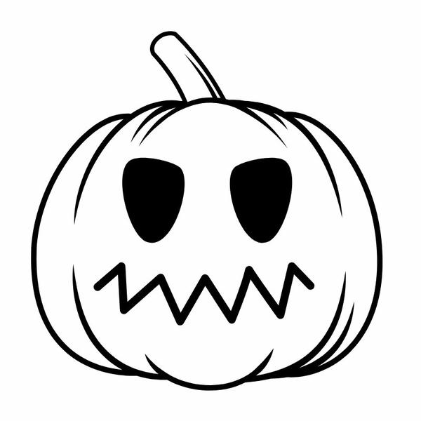 tô màu bí ngô halloween 2