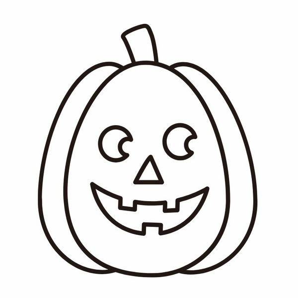 tô màu bí ngô halloween 20