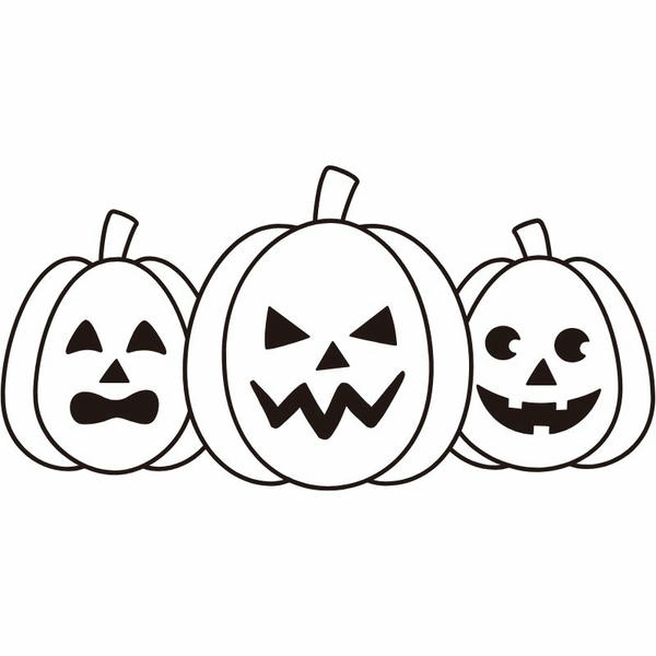 tô màu bí ngô halloween 22