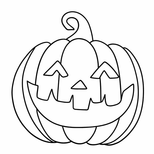 tô màu bí ngô halloween 28