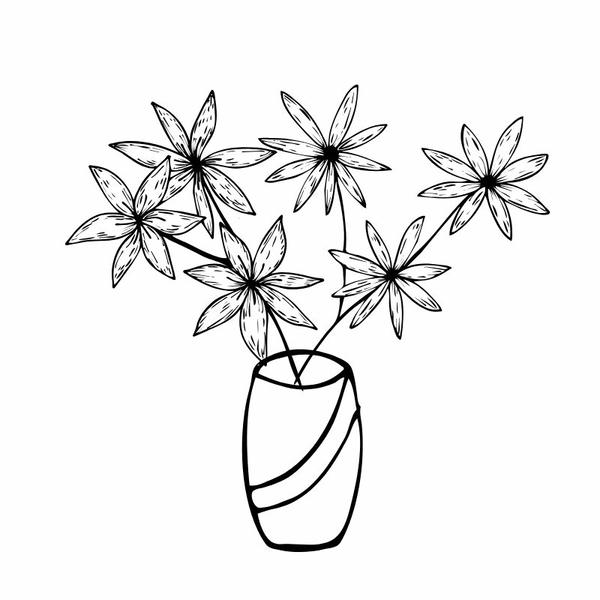 tô màu bình hoa 10