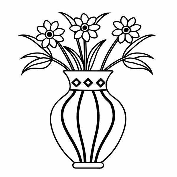 tô màu bình hoa 12