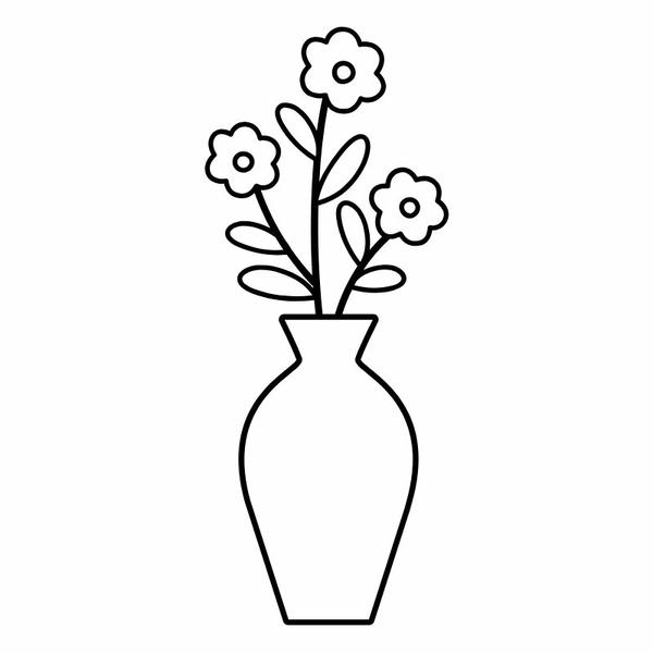 tô màu bình hoa 17