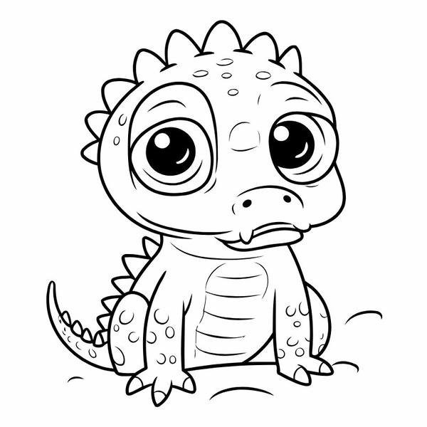 tô màu cá sấu 15