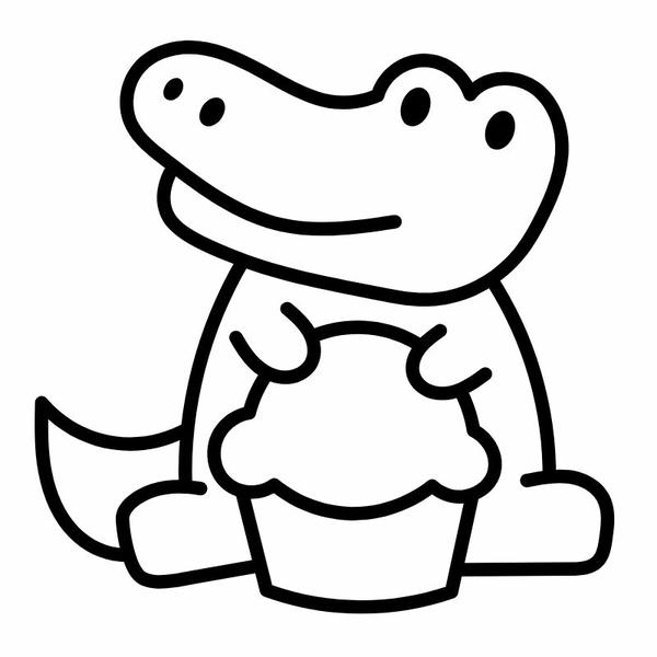 tô màu cá sấu 19