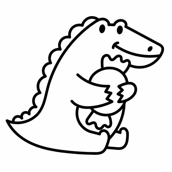 tô màu cá sấu 23