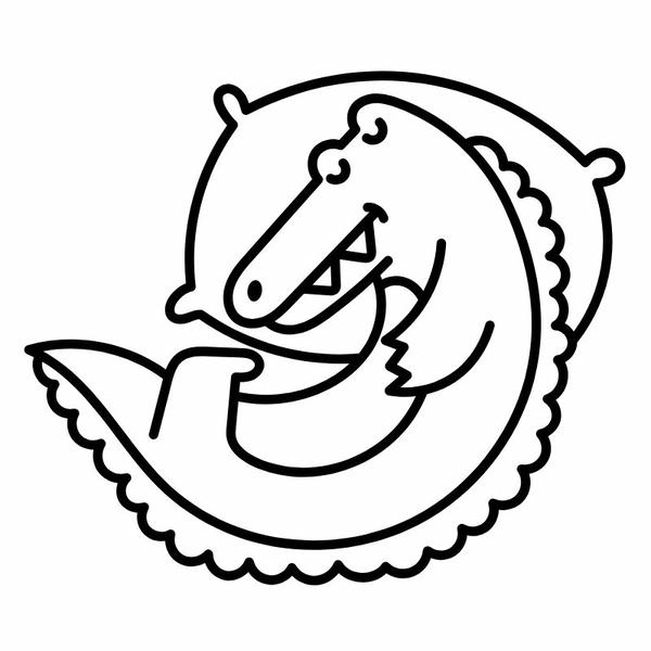 tô màu cá sấu 25