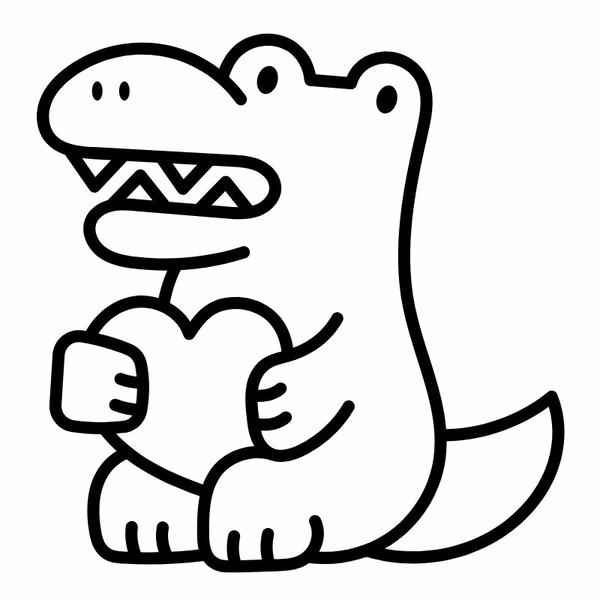 tô màu cá sấu 26