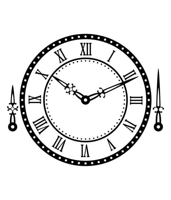 tô màu cái đồng hồ