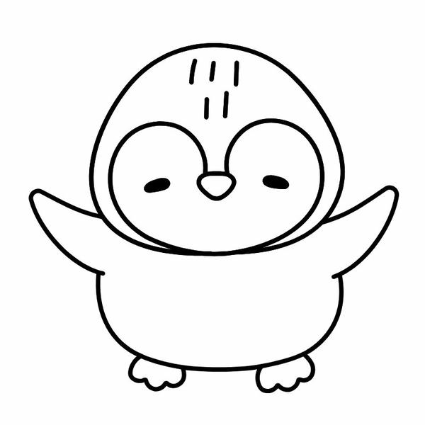 tô màu chim cánh cụt 27