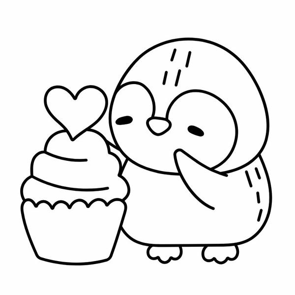 tô màu chim cánh cụt 9