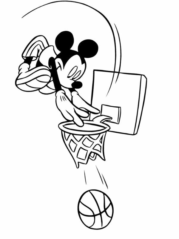 tô màu chuột mickey 1