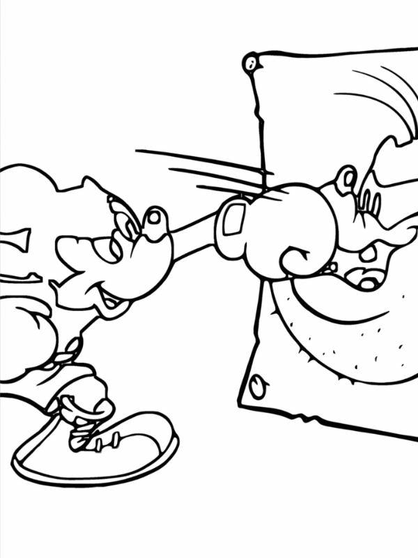 tô màu chuột mickey 20